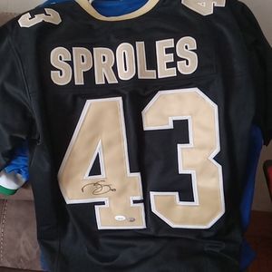 Darren Sproles New Orleans Saints Autographed Football Jersey